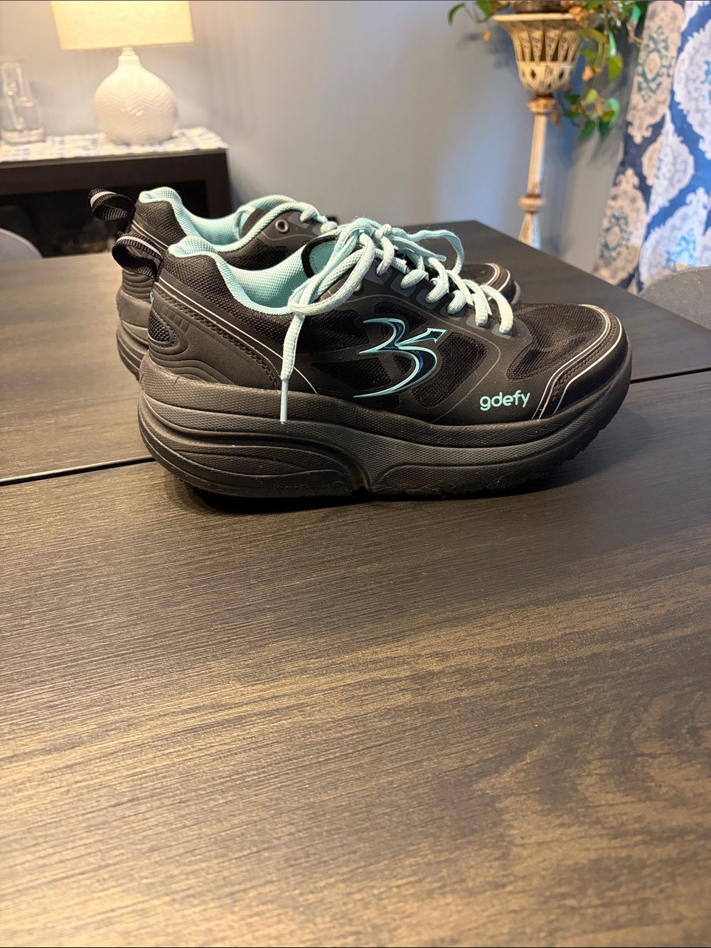 Gravity Defyer G-Defy Ion Women's Size 8.5 Orthopedic Walking Shoes Black